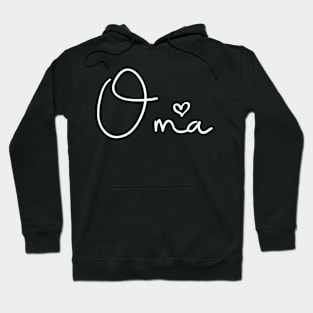 Oma He For Ger Grandma Hoodie